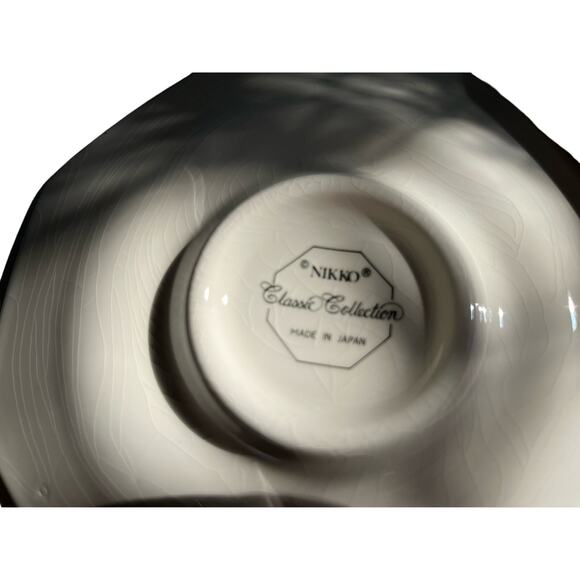 Set of 7 Nikko Christmastime saucers 6" Octagonal  No chips or‎ flaws - Picture 2 of 6